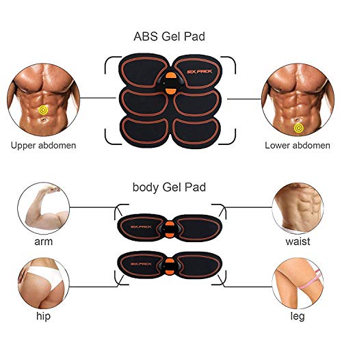 Abs Stimulator, Muscle Toner-Abs Stimulating Belt-Abdominal Toner-Training Device for Muscles- Wireless Portable to-Go Gym Device- Muscle Sculpting at Home- Fitness Equipment for at-Home Workouts