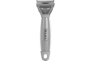 Wahl Canada Cat De-Shedder, Stainless Steel De-Shedder, Reduce Shedding by removing loose hair, Comfort Grip Gel Handle, Grea