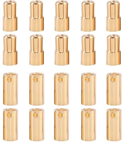 Plug de 5 paires - connecteurs de balles, fiches mâles et femelles pour