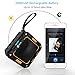 iClever Portable Bluetooth Speakers with Enhanced Bass, 12-Hour Playtime, Aux-in Port, IPX7 Waterproof, Shockproof, Wireless Outdoor Speakers for Beach, Biking, Shower, Home, Orange