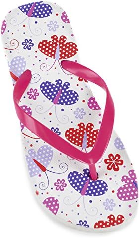 Girls Butterfly Print FLIP Flop