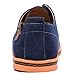 DADAWEN Men's Classic Suede Leather Oxford Dress Shoes Business Casual Shoes Blue US Size 9.5
