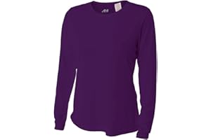 AUTHENTIC SPORTS SHOP Women's Long Sleeve Wicking Cooling Sportswear Performance Shirt (6 Ladies Sizes, 22 Colors)
