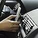 2 Pack Air Vent Cell Phone Holders Magnetic For Car Strong Magnetic Phone Car Mounts Vent Clips Gold Silver, Round Rotatable Universal Fit iPhone 5C 6 6S 7 Plus Samsung Galaxy S7 Edge HTC NEXUS