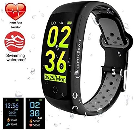 MALDASH M1 Fitness Tracker, Waterproof with Heart Rate Monitor, Bluetooth 4.0 Waterproof Smart Fitness Wristband Silicone Bracelet with Pedometer Step and Sleep Monitor
