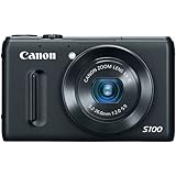 Canon PowerShot S100 12.1 MP Digital Camera with 5x Wide-Angle Optical Image Stabilized Zoom (Black) (OLD MODEL)