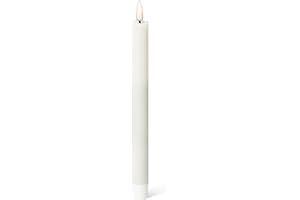 Abbott Collection Luxlite LED Flameless 2-Pack Wax Taper Candle - Sand (9.5" H)