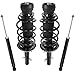 Strut Spring & Shock Absorber Front & Rear Kit Set of 4 for VW Golf Jetta