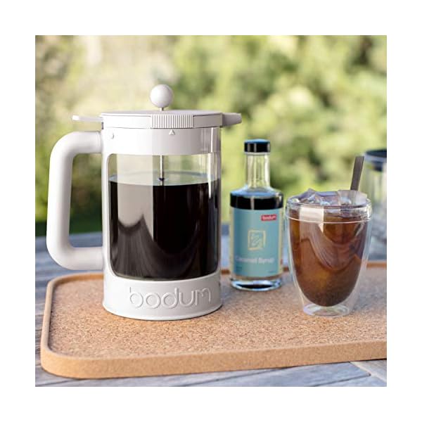 Bodum Bean Cold Brew Coffee Maker Set, 1.5 L/51 oz, White The Home