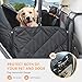 Mpow Dog Car Seat Covers with Mesh Visual Window, More Durable Scratchproof Dog Seat Cover for Back Seat with 2 Dog Seat Belts & Storage Pockets, Non-Slip Washable Dog Car Hammock for Different Cars