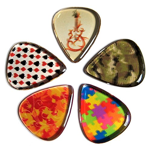 Rick Rock RGP1-9 Rick Rock Guitar Picks, Assort #4