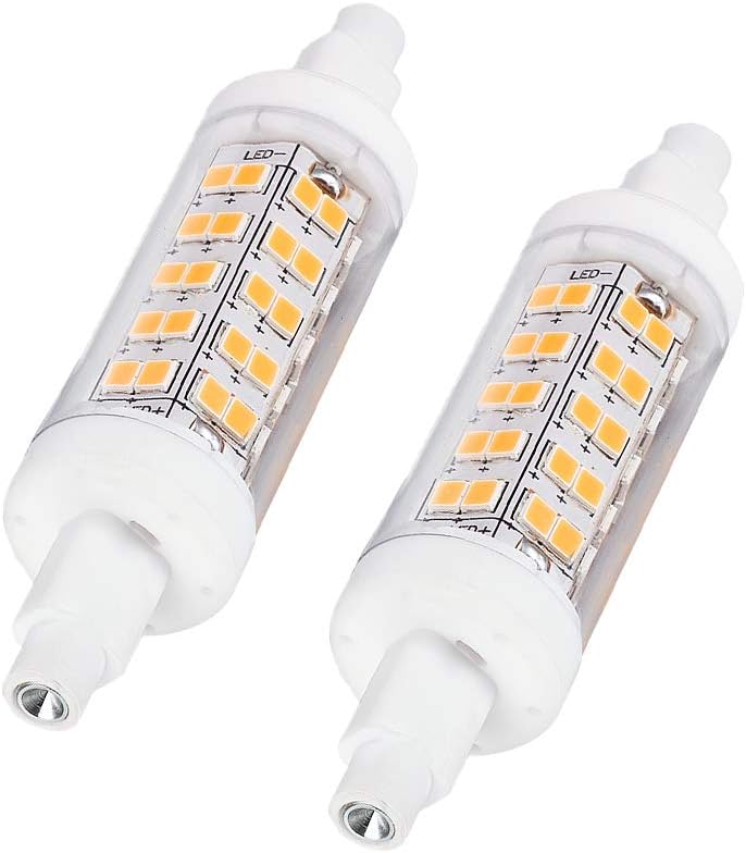 R7S LED 78mm Linear Light Bulbs, 2 Packs 6W R7S Socket J Type Double