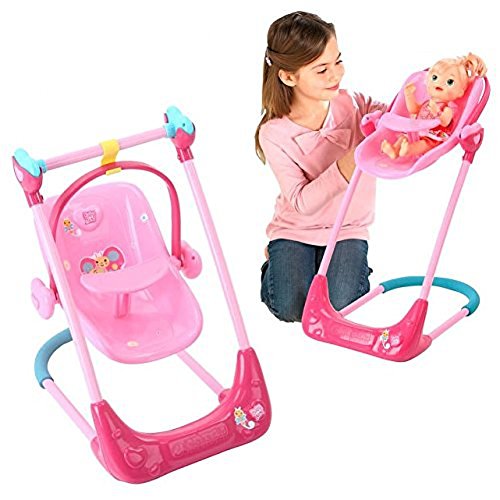 Baby Alive Swing, High Chair and Car Seat 3-in-1 Combo