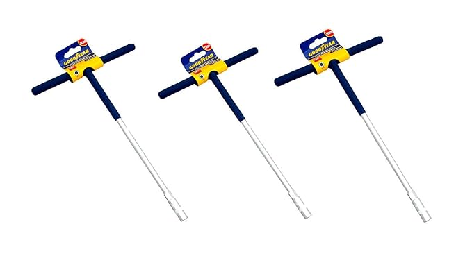 Goodyear T - Socket Spanner (12mm, 13mm, 14mm) Pack of 3 (Hex socket)