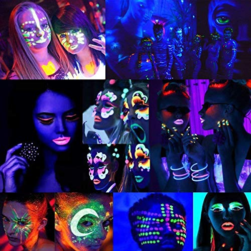 YQL Outdoor UV Black Light,50W Ultra Violet LED Flood Light,Blacklights for DJ Disco Night Clubs,UV Light Glow Bar,Blacklight Dance Party,Stage Lighting,Glow in The Dark Party Supplies - Thumbnail 2
