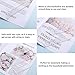 Whaline 6 Pieces Silicone Bookmark Mold DIY Transparent Resin Casting Jewelry Cat Mermaid Mould Craft Making with 12 Pieces Different Color Handmade Silky Tassels