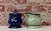 ACK Trading Co. Tuscany Colorful Hand Painted Fleur De Lis Cream & Sugar Set of 2pcs