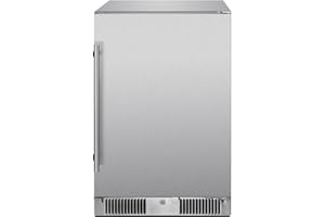BLAZE OUTDOOR PRODUCTS Blaze 20-Inch 4.3 Cu. Ft. Outdoor Rated Refrigerator w/Lock - BLZ-SSRF20-4.3