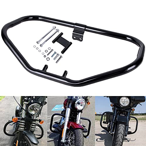 OUMURS 1.37" Highway Engine Guards Crash Bars Comaptible with Harley