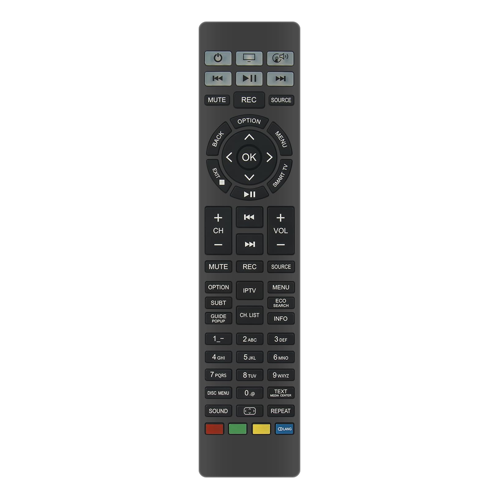 New 065FHW48A001X Remote Control Replacement - 06-5FHW48-A001X TV Replace Remote Control fit for Uppleva L32U4000FNE L24U4000FC for UPPLEVA32 L32U4000FJE, L 46 U 4000 ZJE, L40U4000ZJE RemoteController