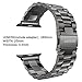 Arteck 38mm Stainless Steel Strap Wrist Metal Apple Watch Band Replacement w/Metal Clasp for iWatch Apple Watch All Models 38mm (Space Gray)
