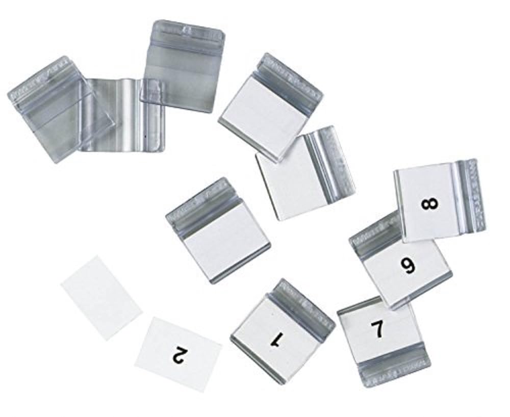 Durable 560319 Rider for Display panels Sherpa, 23 mm, Bag of 10-Piece, Transparent