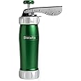 Marcato Atlas Deluxe Biscuit Maker Press, Made in Italy, Includes 20 Cookie Disc Shapes, Green