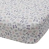 Lambs & Ivy French Lavender Fitted Sheet