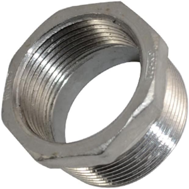 11/2" Male x 11/4" Female Thread Reducer Bushing Pipe