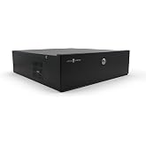 ARES VISION DVR Lock Box 18" x 18" x 5" &ndash; Heavy Duty 16 Gauge Steel Security Enclosure with Fan, Lock &amp; Key, Cable Knockouts &ndash; Secure NVR, Router, AV Equipment for Home &amp; Commercial Use