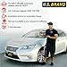 LASFIT 9005/HB3 LED Headlight Bulbs 72W 7600LM LED Headlight Conversion Kits Internal Driver Xenon White 6000K High Beam (Pack of 2)