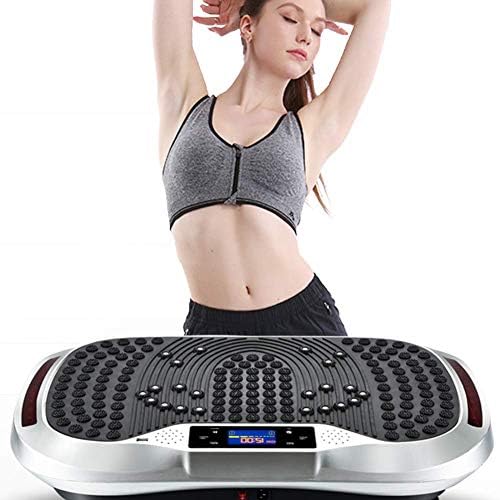 SZJ Power Plate - Fat Reduction Slim Vibration Plate Fitness Oscillating Vibration Platform 3 Exercise Areas Mutiuse at Home Family Lazy Movement