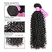 Original Queen 100% Brazilian Unprocessed Virgin Kinky Curly Human Hair Weave 3 Bundles With Closure Deep Curly Hair Extensions Mixed Length 12 14 16inches With 12inches Free Part Closure