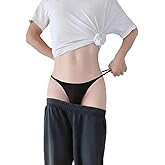 CLFBASES Lustrous Men’s Ultra-Slim Nylon G-String Thong – V-Shape Seam, Minimalist Straps & Stretch Pouch for Comfortable