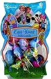 Disney Egg Hunt with 22 Character Decorated Plastic Eggs, Filled with Candy Characters