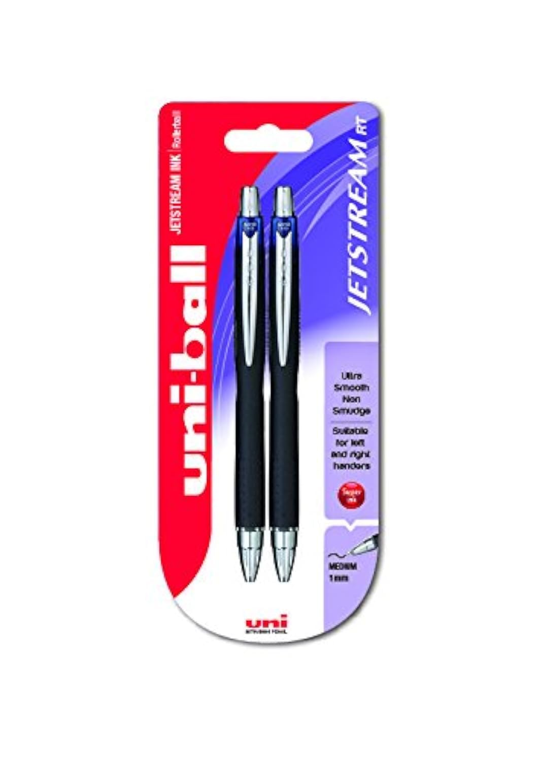 uni-ball Jetstream RT SXN-210 Rollerball Pens - Blue, Pack of 2
