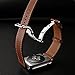 GEOTEL Premium Genuine Leather Replacement Watchband with Exquisite Deployment Buckle for Apple Watch Series 2 Series 1 Apple Watch Sport Apple Watch Edition and All Other Version(42mm Brown)