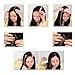 24 Pcs of 20 Inches Multi-colors Party Highlights Colorful Clip in Synthetic Hair Extensions，straight long Hairpiece