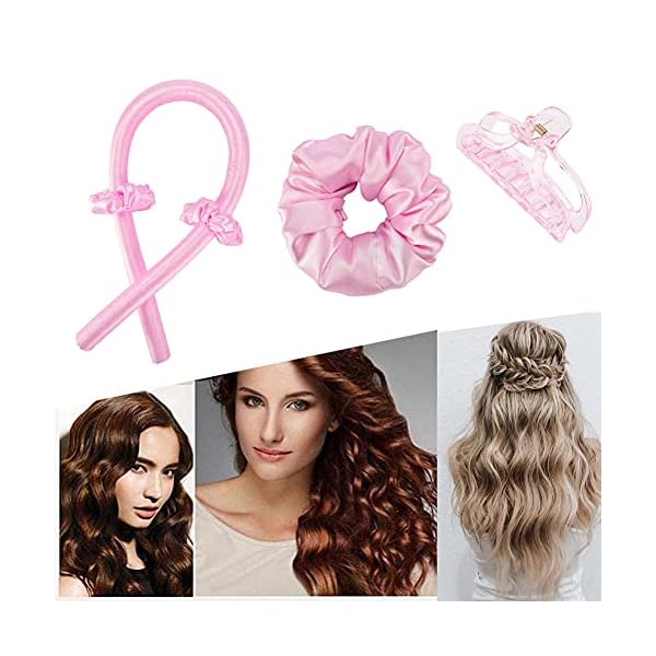 SHOP-ELEGANCE-Heatless-Curlers-Heatless-Curlers-headband-for-long-medium-and-short-hair-Silk-heatless-hair-curler-with-soft-foam-hair-curling-rods-and-curler-set Shop Elegance Heatless Curlers headband for Long, Medium and Short Hair, Silk Heatless Curls with Soft Foam, Hair…