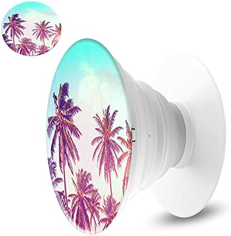 Amstand 1 Pc Multi-Function Holder and Mount, Expanding Stand Pop Grip Mount for iPhone, Smartphones and Tablets (Palm Trees)