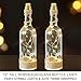 Bright Zeal /Pack of 2/ LED Bottle Lights with Cork and String Lights with Timer (Clear Glass Bottles, Jute Twine Wrapped) - Wine Bottles Decorative Glass Bottles for Kitchen Light Home Decorations