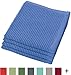 Now Designs Ripple Kitchen Dishcloth, Set of 4, Royal Blue