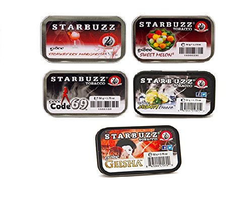 Starbuzz Hookah Tobacco Flavors 50g, Free Shipping (5 FLAVORS )- NEW ITEMS
