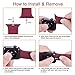 ATUP Sport Band Compatible with Apple Watch 38mm 40mm 42mm 44mm Women Men, Soft Silicone Replacement Bands for iWatch Apple Watch Series 4, Series 3, Series 2, Series 1 (Wine Red, 38mm/40mm-S/M)