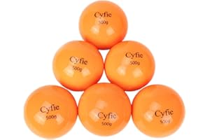 Cyfie Weighted Training Balls, 6 Packs Weighted Hitting Baseballs Youth, Heavy Balls Sand Baseball for Batting Practice, Pitching Throwing Training, Baseball Softball Gifts for Youth, Men, Women