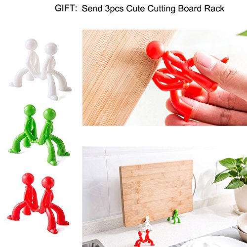image for Qiyao ABS Plastic Knife Block 7 Knives(Not Included),Knife Storage Org