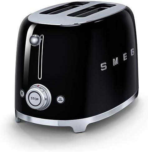 Smeg 2 Slice Toaster - Black