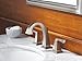 Delta Faucet Dryden Widespread Bathroom Faucet Brushed Nickel, Bathroom Faucet 3 Hole, Bathroom Sink Faucet, Metal Drain Assembly, Stainless 3551LF-SS