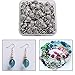 JEWMAY 300Pcs Tibetan Silver Bead Caps Metal Spacers Jewelry Findings Accessories for Bracelet Necklace Jewelry Making