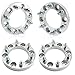 6x5.5 Wheel Spacers, 12x1.5 Studs, 4pc 1